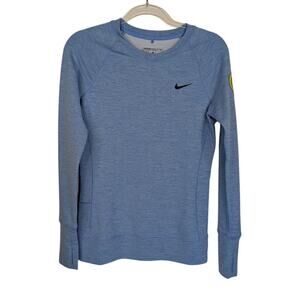 Nike Golf Small Top 2016 Olympics Womens Blue Long Sleeve Rio